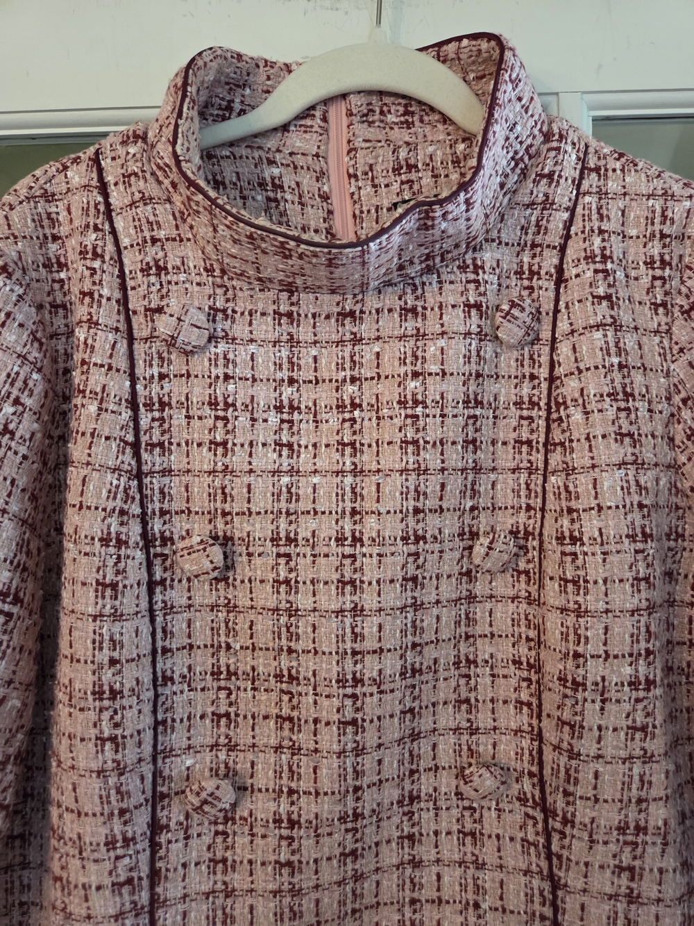 Tuckernuck Pink Tweed Shift Dress - Size XXL - Picture 12 of 13